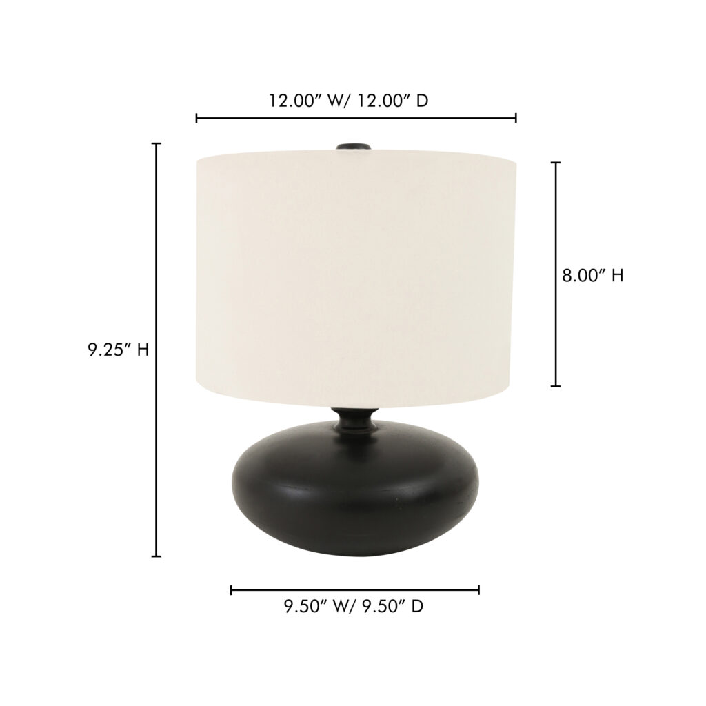 Evie Table Lamp Black - Image 8