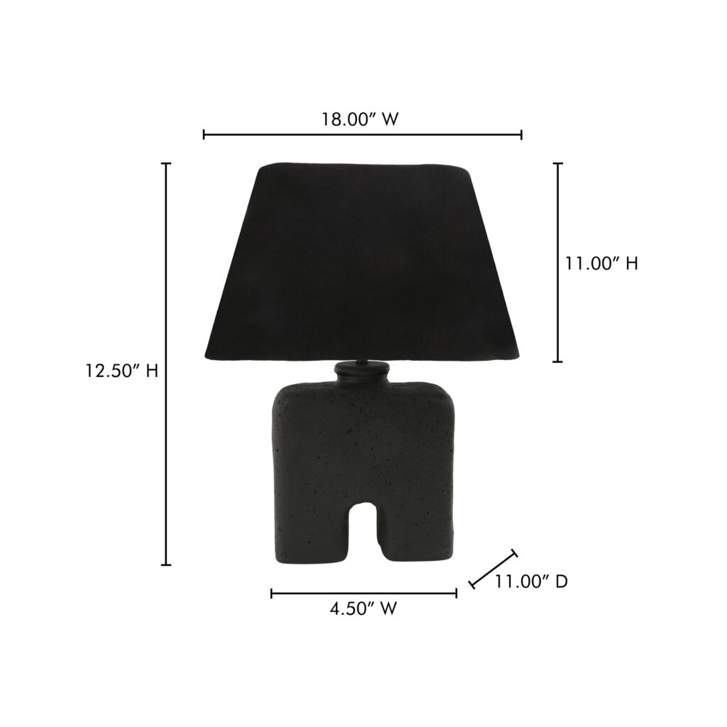 Yara Table Lamp Black - Image 8