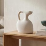 Vila 13In Sculptural Vessel Cream White 4 Vila 13In Sculptural Vessel Cream White DD-1057-05 DD 1057 05 10