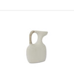 Vila 13In Sculptural Vessel Cream White 5 Vila 13In Sculptural Vessel Cream White - Image 2