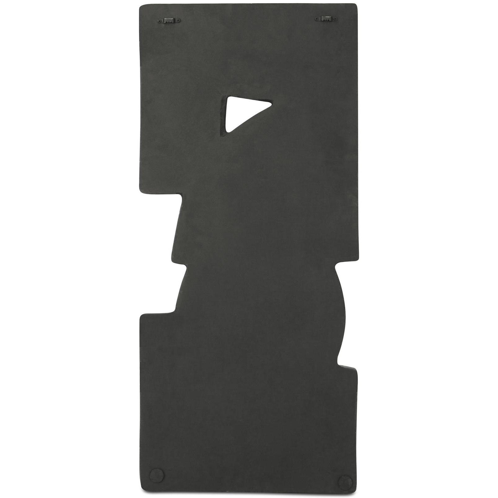 Teo Wall Sculpture Charcoal 4 Teo Wall Sculpture Charcoal - Image 4