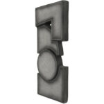 Teo Wall Sculpture Charcoal 11 Teo Wall Sculpture Charcoal - Image 5