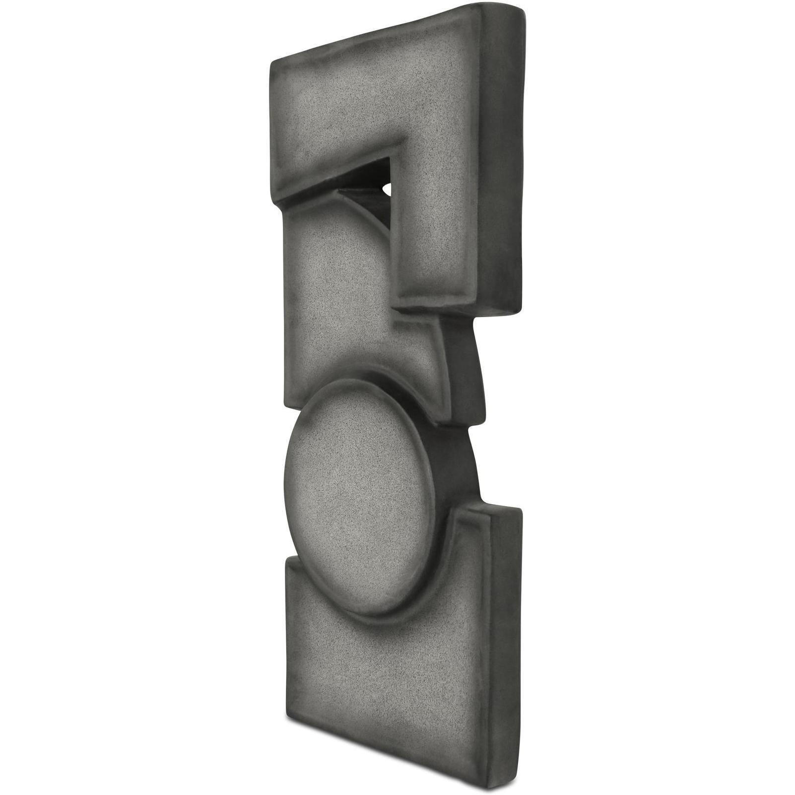 Teo Wall Sculpture Charcoal 5 Teo Wall Sculpture Charcoal - Image 5