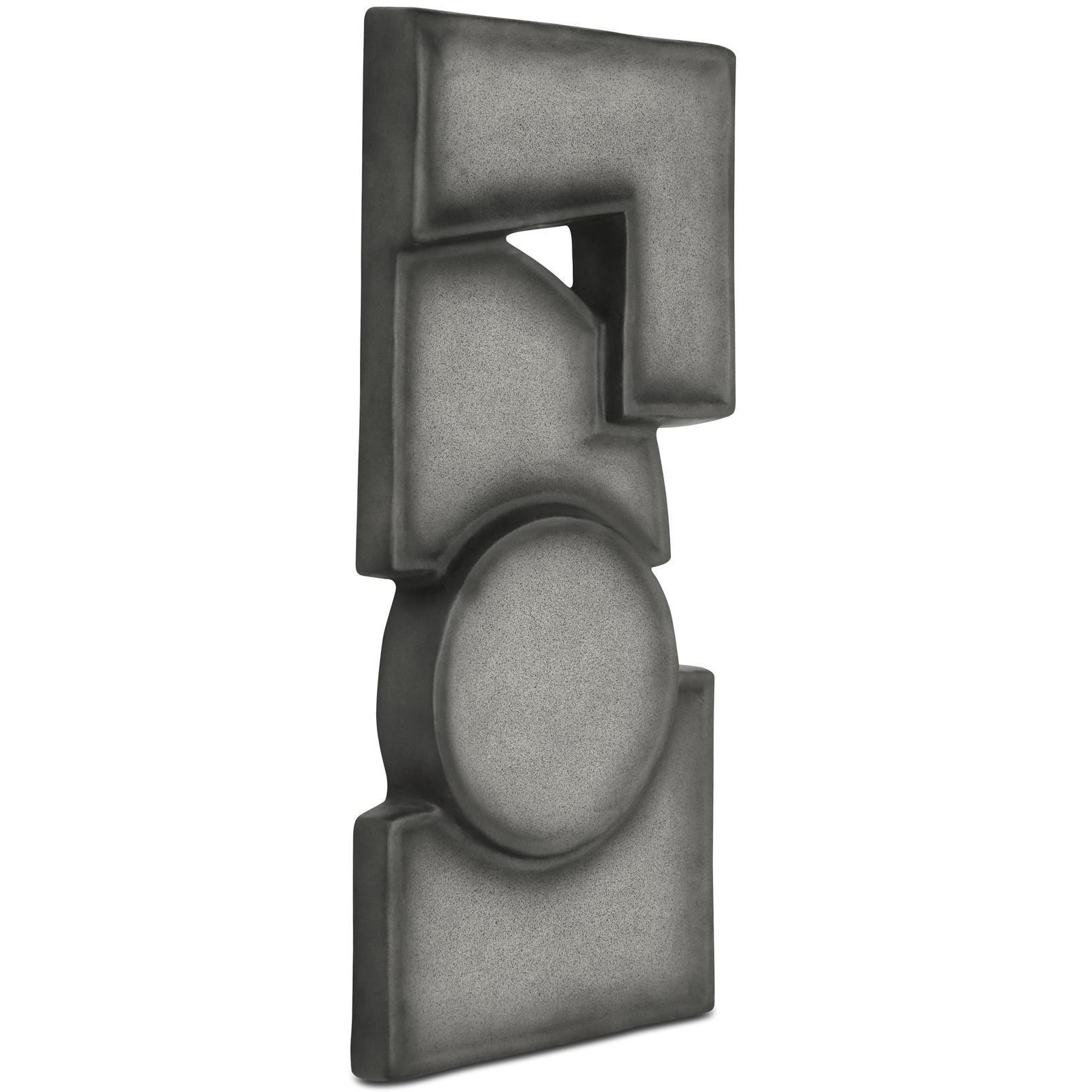 Teo Wall Sculpture Charcoal 3 Teo Wall Sculpture Charcoal - Image 3
