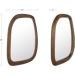 Levi Mirror Brown 5 Levi Mirror Brown DD-1067-03 DD 1067 03 70