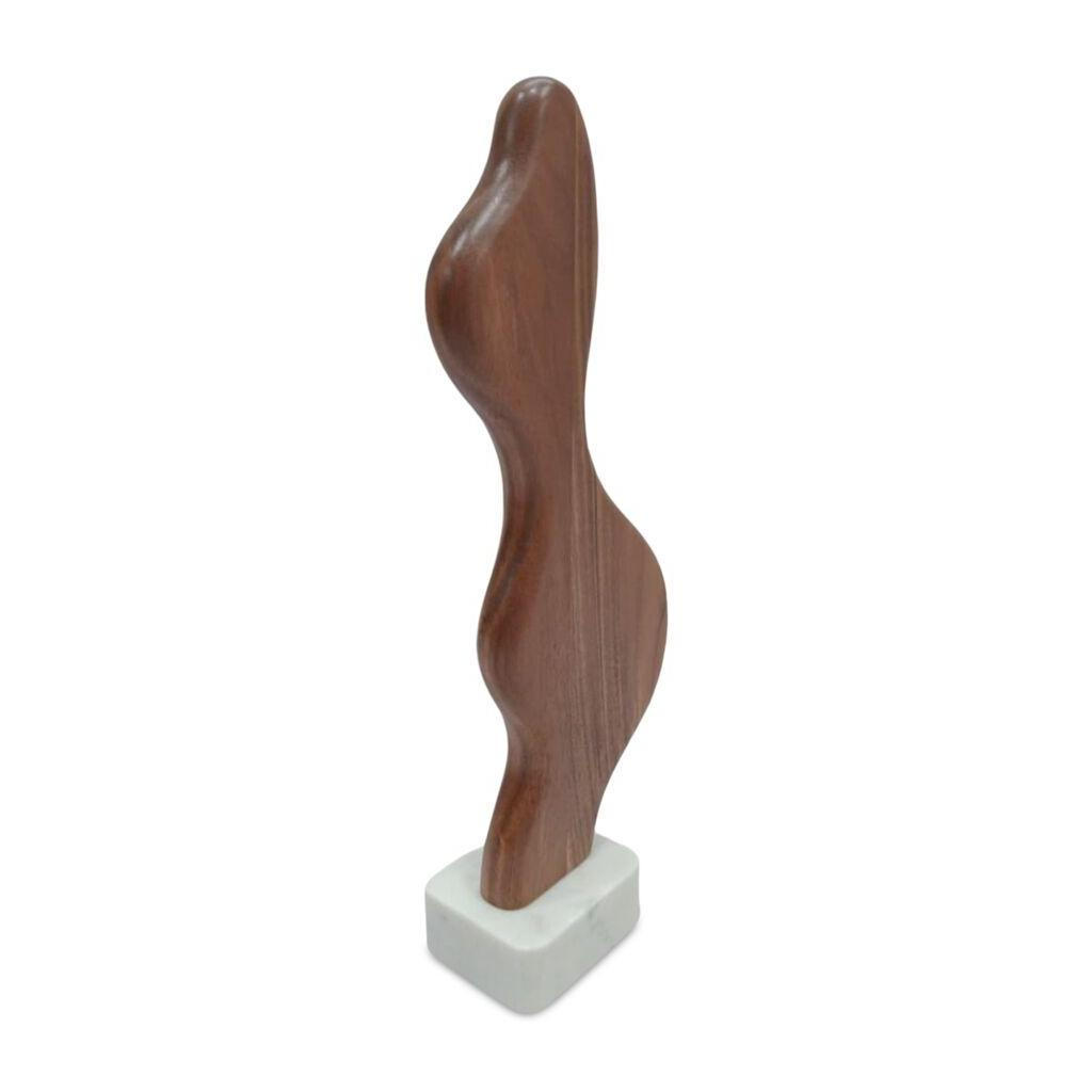Eon Wood And Marble Sculpture 2 3 Eon Wood And Marble Sculpture 2 - Image 3