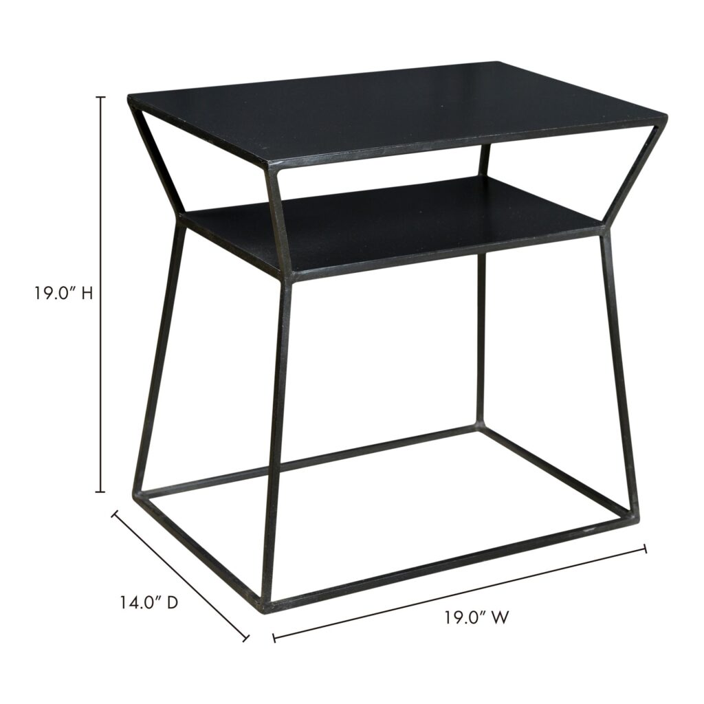 Osaka Side Table Black - Image 5