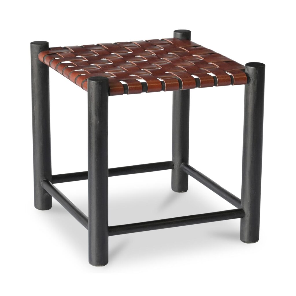 Selby Stool Burgandy - Image 2