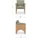 Bauer Dining Chair Sage 13 Bauer Dining Chair Sage EF-1000-16 EF 1000 16 70 dim