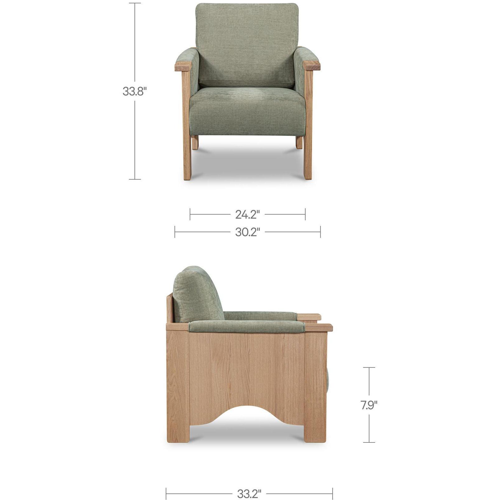 Bauer Accent Chair Sage 3 Bauer Accent Chair Sage - Image 3