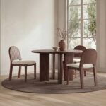 Emil Dining Chair Cream-Set of Two EF-1004-05 EF 1004 05 10