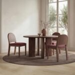 Emil Dining Chair Berry-Set of Two 4 Emil Dining Chair Berry-Set of Two EF-1004-38 EF 1004 38 10