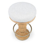 Nio Swivel Counter Stool White Mist 8 Nio Swivel Counter Stool White Mist - Image 3