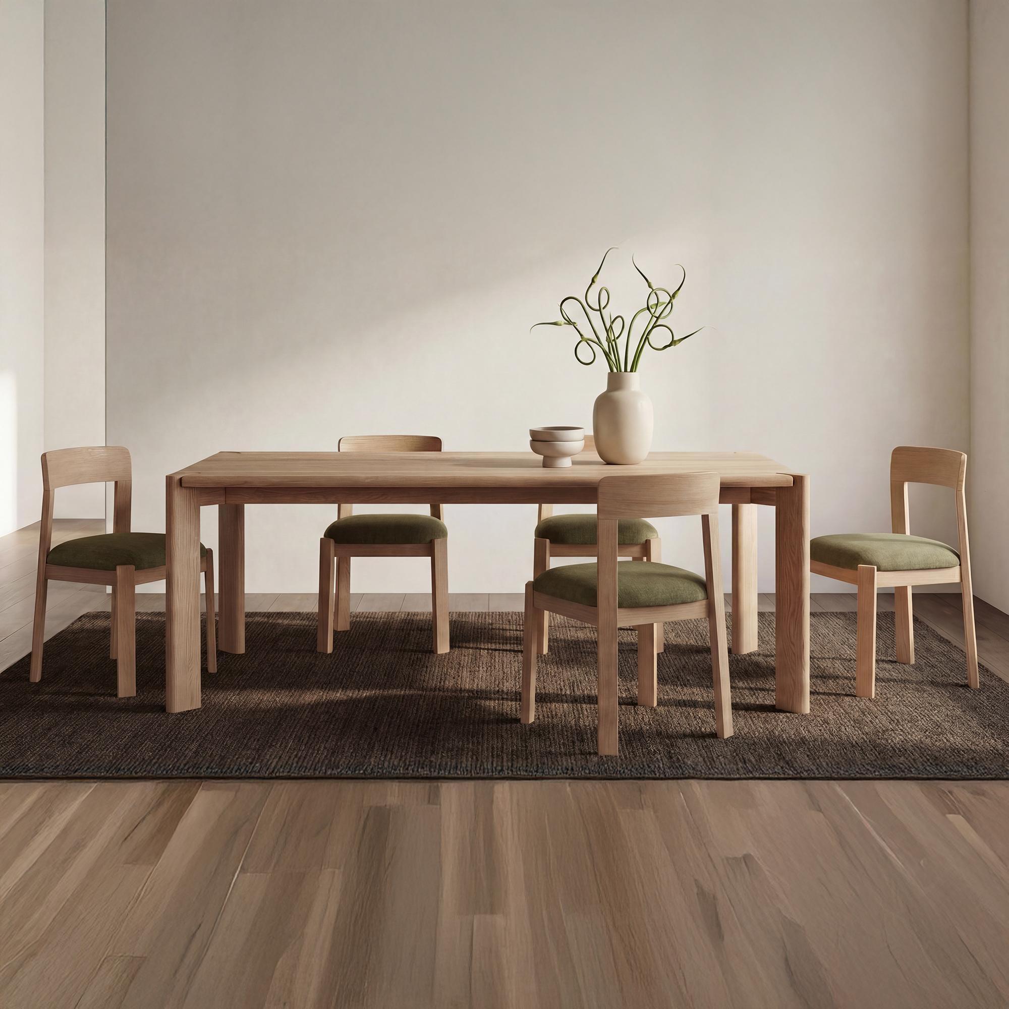 Oli Dining Chair Dark Green-Set of Two 2 Oli Dining Chair Dark Green-Set of Two - Image 2