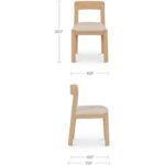 Oli Dining Chair Stripe-Set of Two 5 Oli Dining Chair Stripe-Set of Two EF-1009-37 EF 1009 37 70 dim