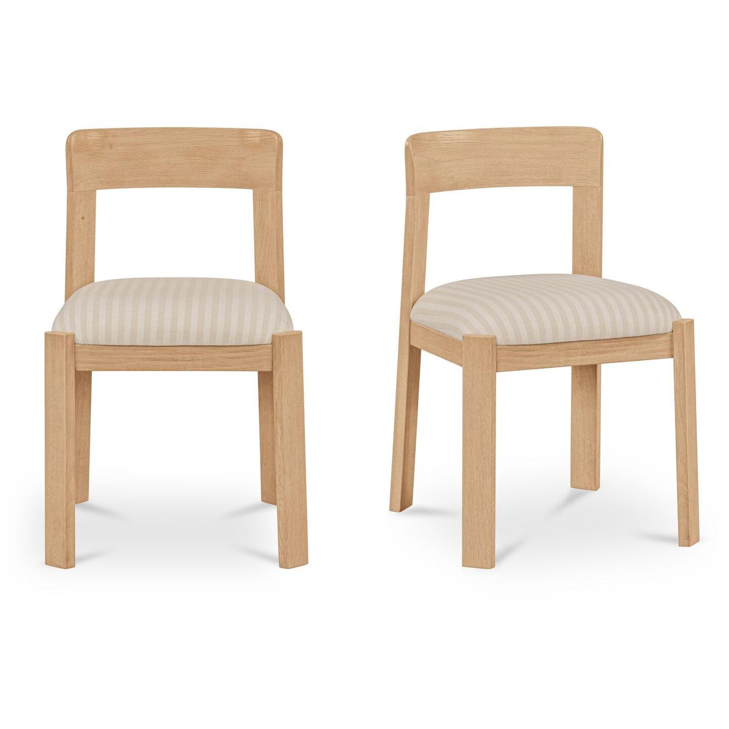 Oli Dining Chair Stripe-Set of Two 1 Oli Dining Chair Stripe-Set of Two