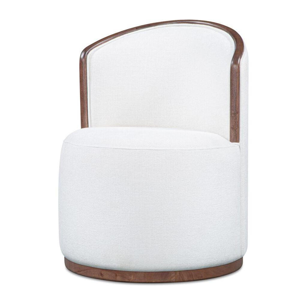 Rossi Swivel Dining Chair Cream 5 Rossi Swivel Dining Chair Cream - Image 5