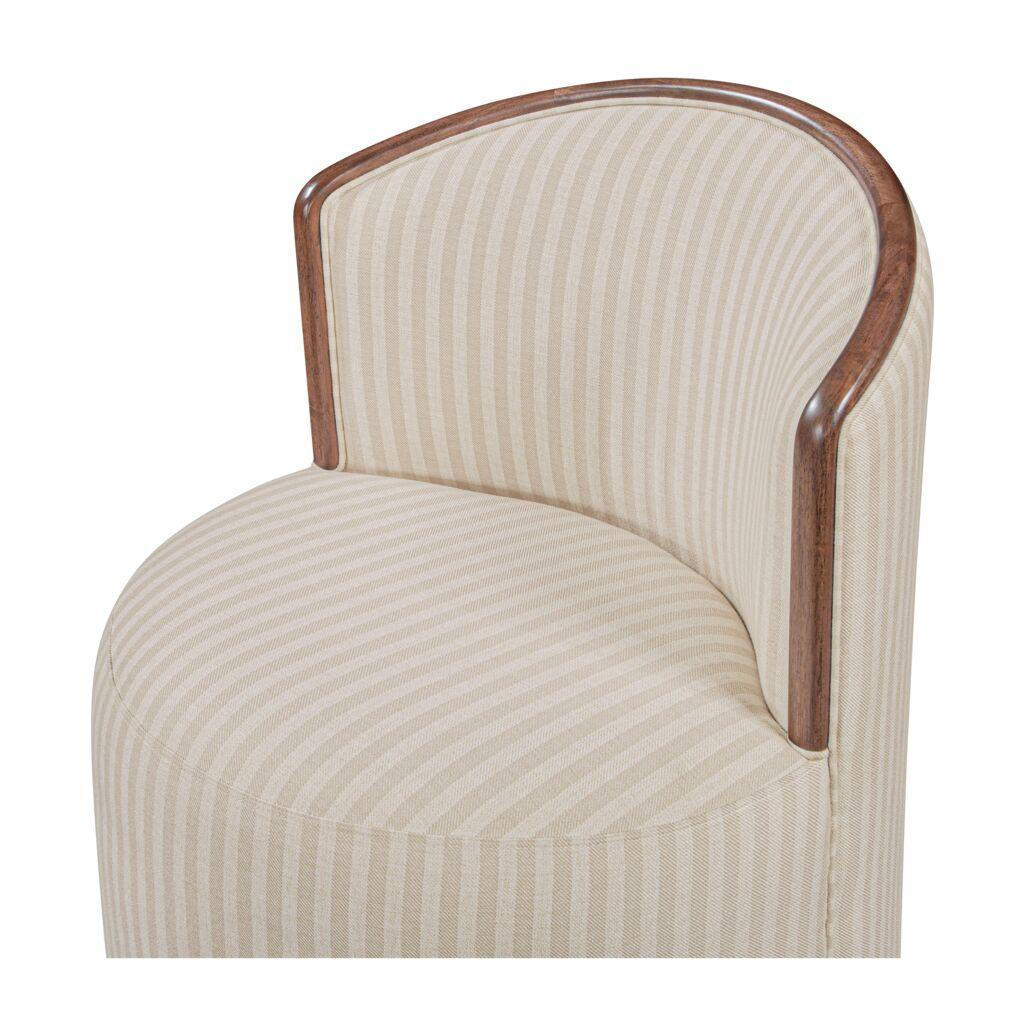Rossi Swivel Dining Chair Stripe 6 Rossi Swivel Dining Chair Stripe - Image 6