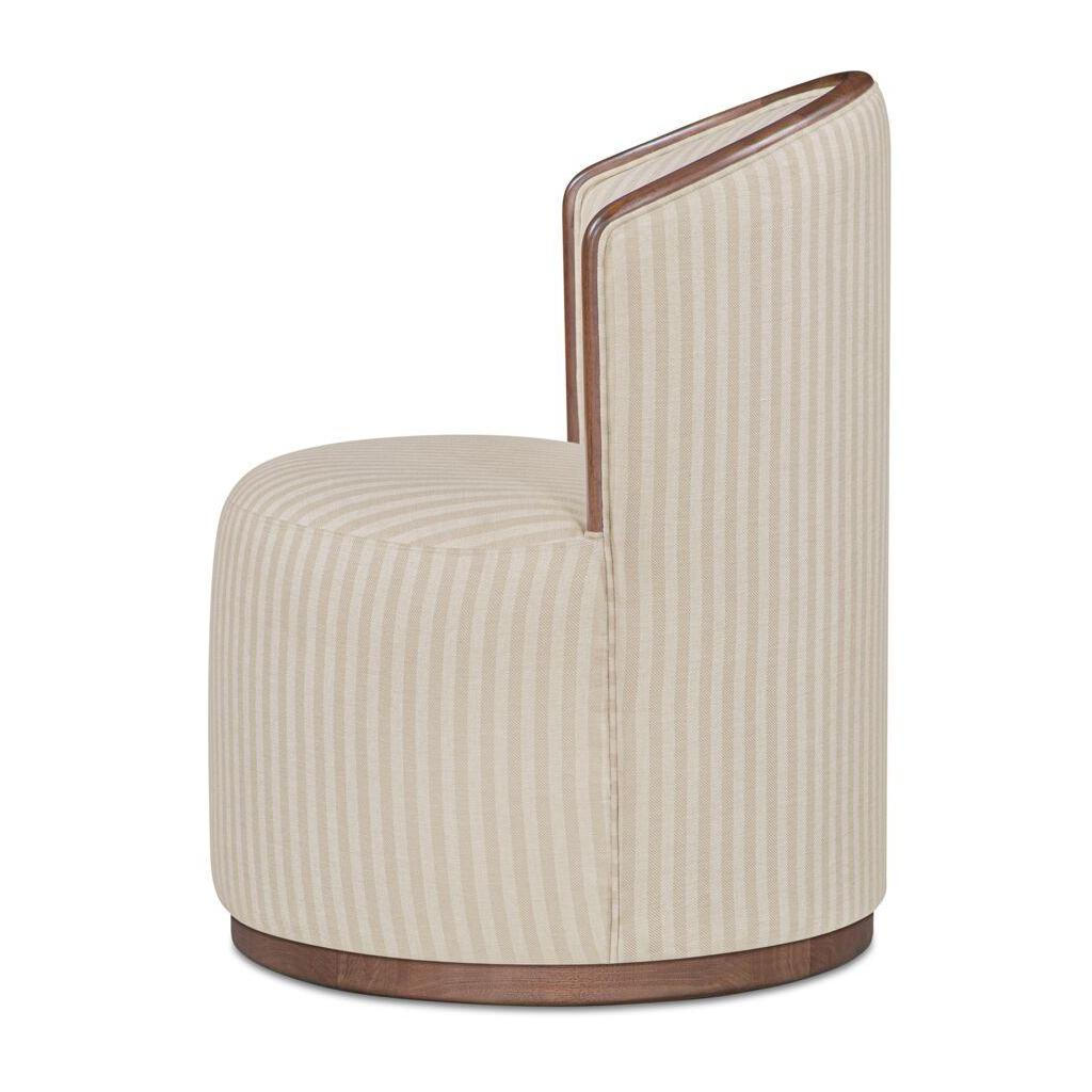 Rossi Swivel Dining Chair Stripe 3 Rossi Swivel Dining Chair Stripe - Image 3