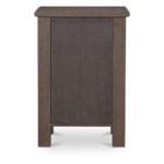 Loren Small Nightstand Dark Brown 12 Loren Small Nightstand Dark Brown - Image 4