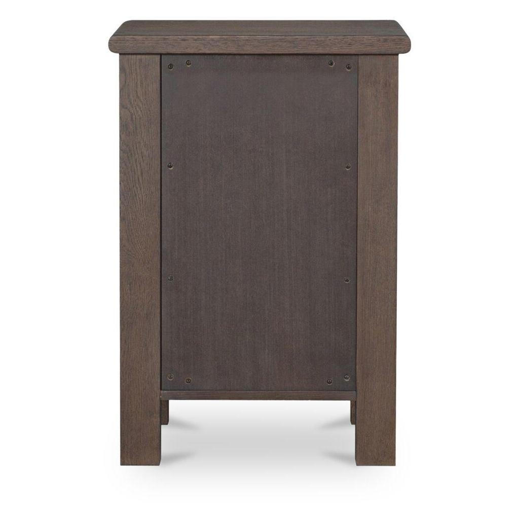 Loren Small Nightstand Dark Brown 4 Loren Small Nightstand Dark Brown - Image 4