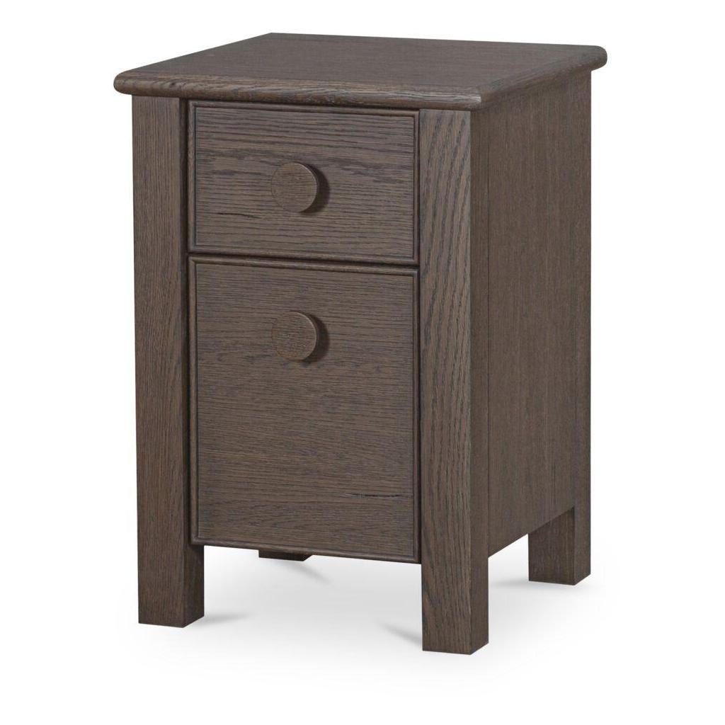 Loren Small Nightstand Dark Brown 5 Loren Small Nightstand Dark Brown - Image 5