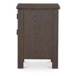 Loren Small Nightstand Dark Brown 11 Loren Small Nightstand Dark Brown - Image 3