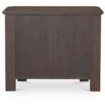 Loren Large Nightstand Dark Brown 8 Loren Large Nightstand Dark Brown - Image 3