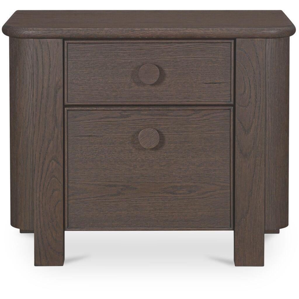 Loren Large Nightstand Dark Brown 1 Loren Large Nightstand Dark Brown