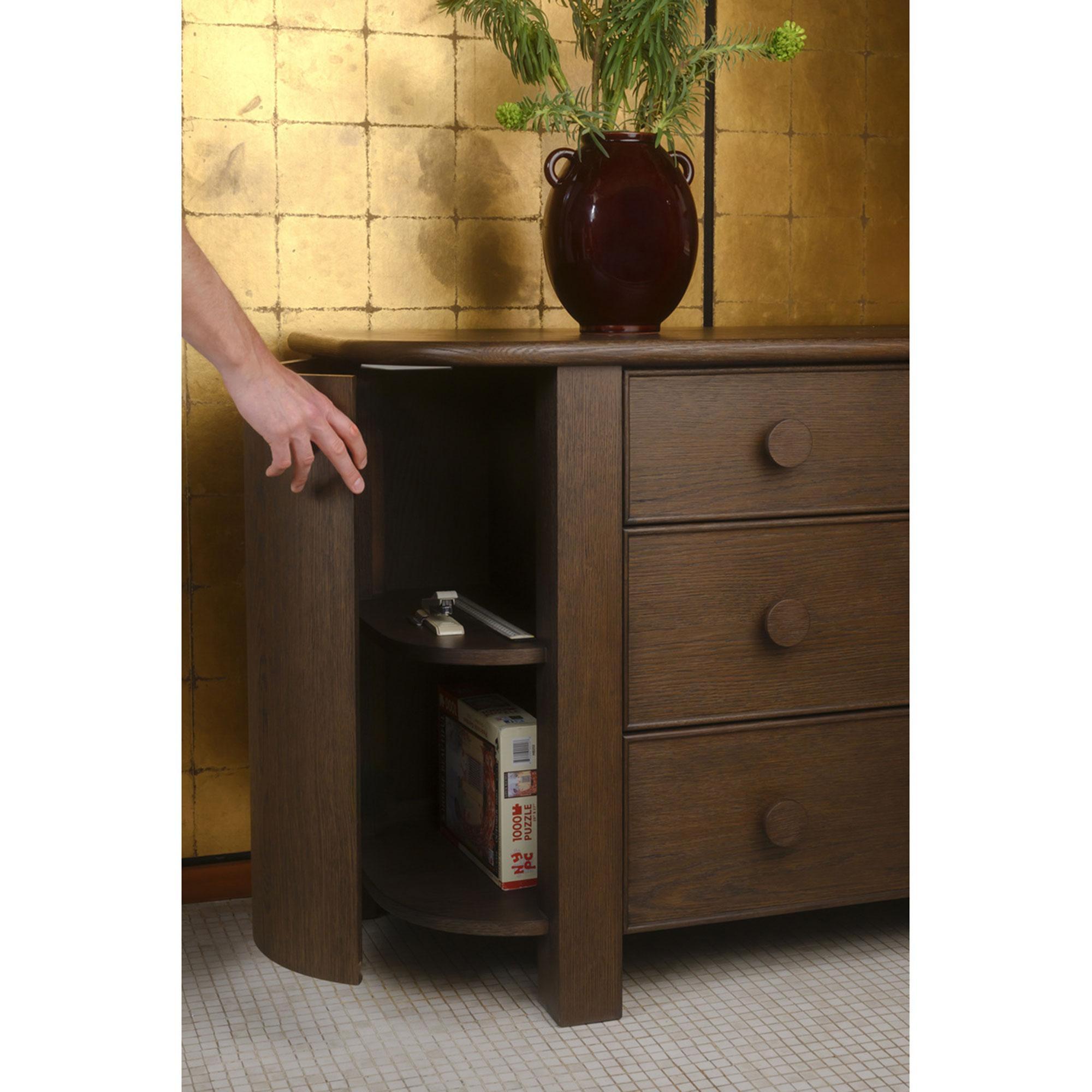 Loren 6 Drawer Dresser Dark Brown 7 Loren 6 Drawer Dresser Dark Brown - Image 7