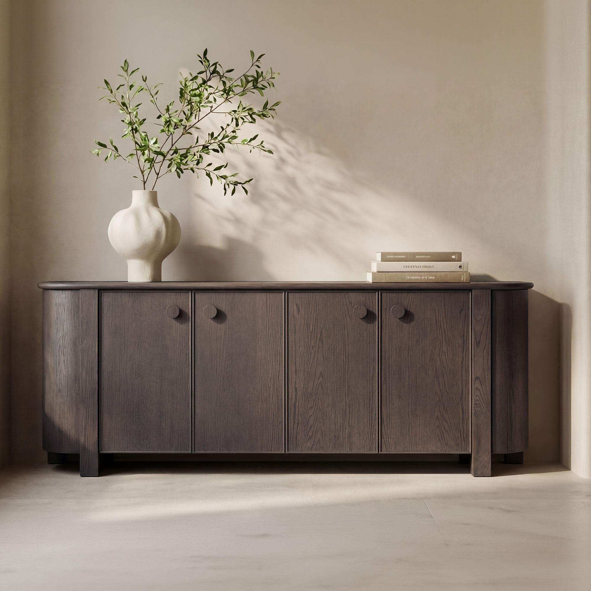 Loren Sideboard Dark Brown 2 Loren Sideboard Dark Brown - Image 2