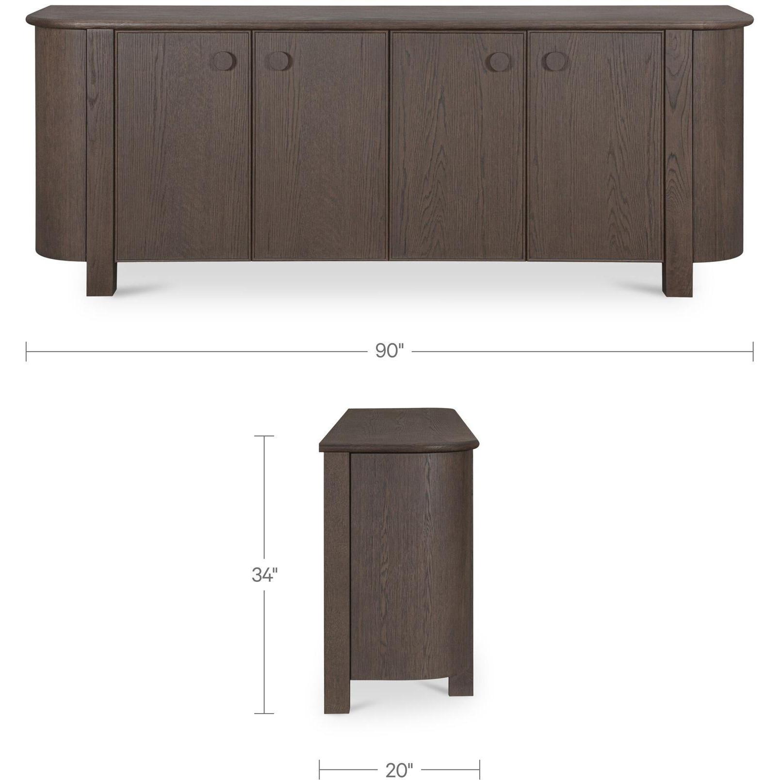 Loren Sideboard Dark Brown 3 Loren Sideboard Dark Brown - Image 3