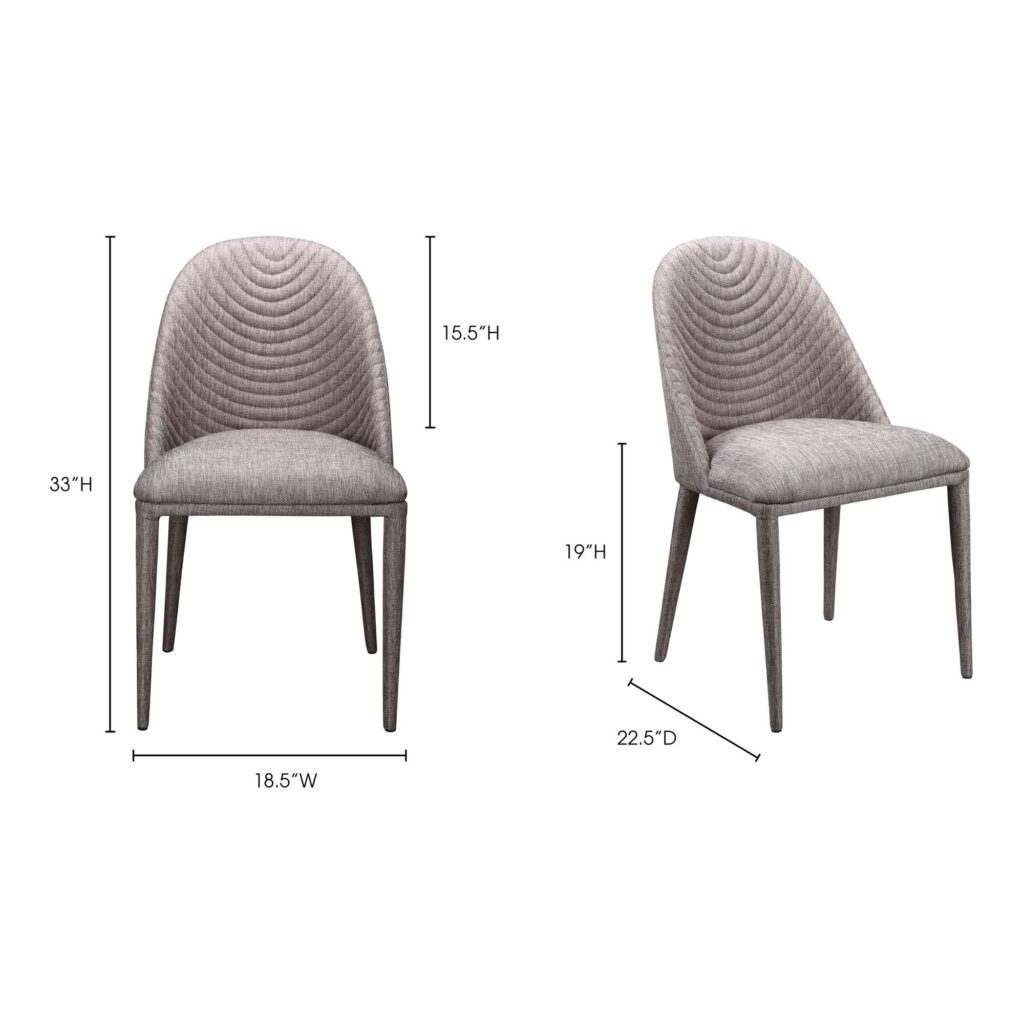 Libby Dining Chair Grey (Set of 2) - Image 9