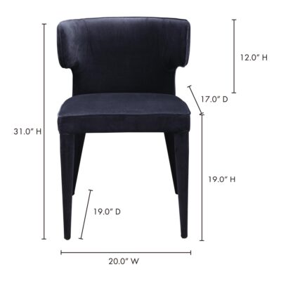 Jennaya Dining Chair Black EH-1103-02 EH 1103 02 70