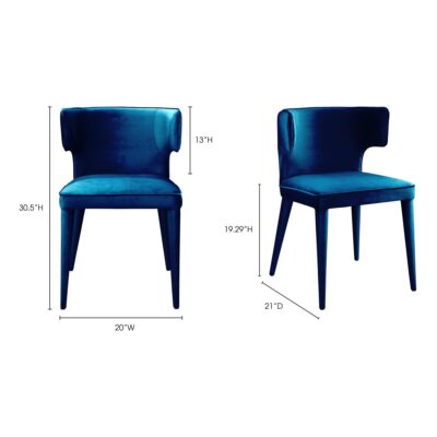 Jennaya Dining Chair Teal EH-1103-36 EH 1103 36 70