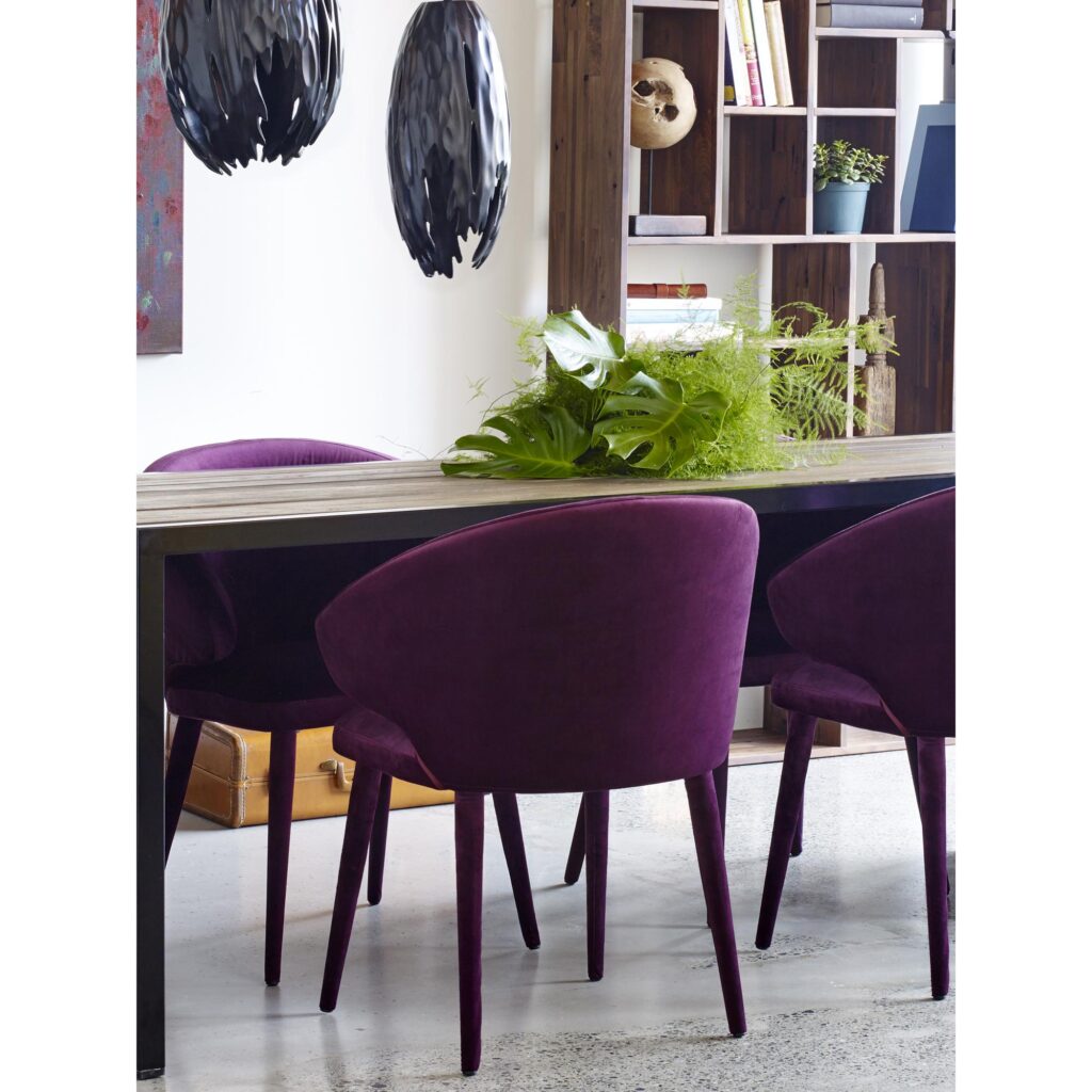 Stewart Dining Chair Purple - Image 4