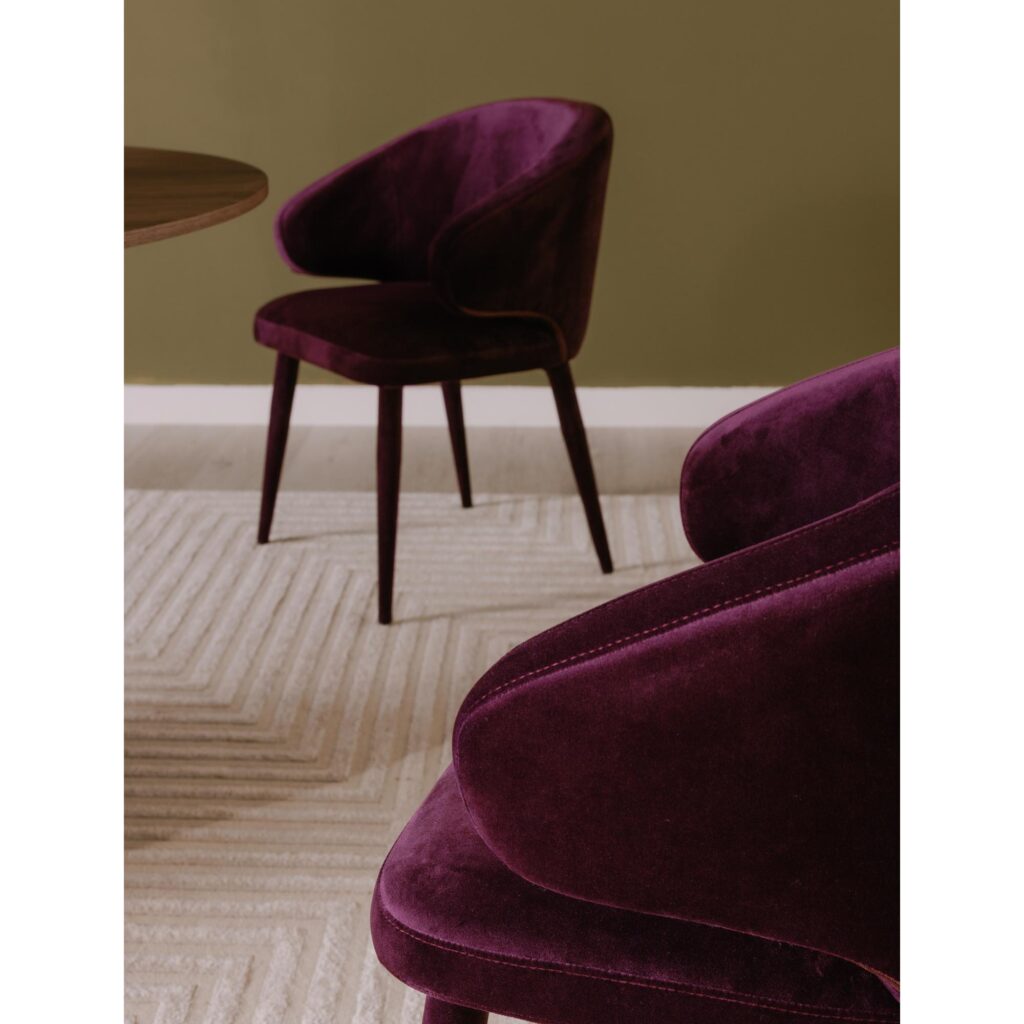 Stewart Dining Chair Purple - Image 7