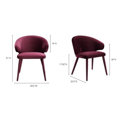 Stewart Dining Chair Purple EH-1104-10 EH 1104 10 70