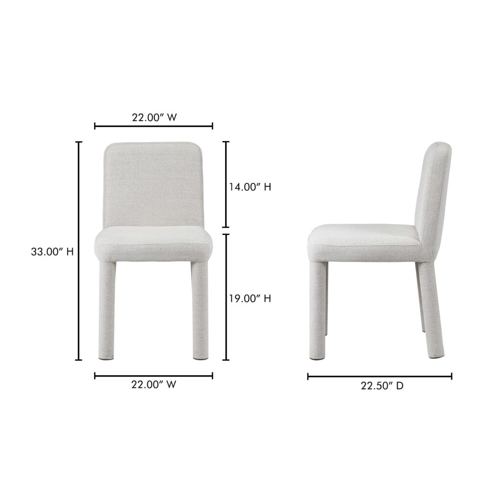 Place Dining Chair Light Grey– Set Of Two - Image 11