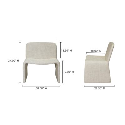 Ella Accent Chair Heather Beige EH-1115-34 EH 1115 34 70