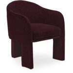 Clara Dining Chair Performance Fabric Plum EH-1116-38 EH 1116 38 01