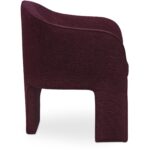 Clara Dining Chair Performance Fabric Plum EH-1116-38 EH 1116 38 02