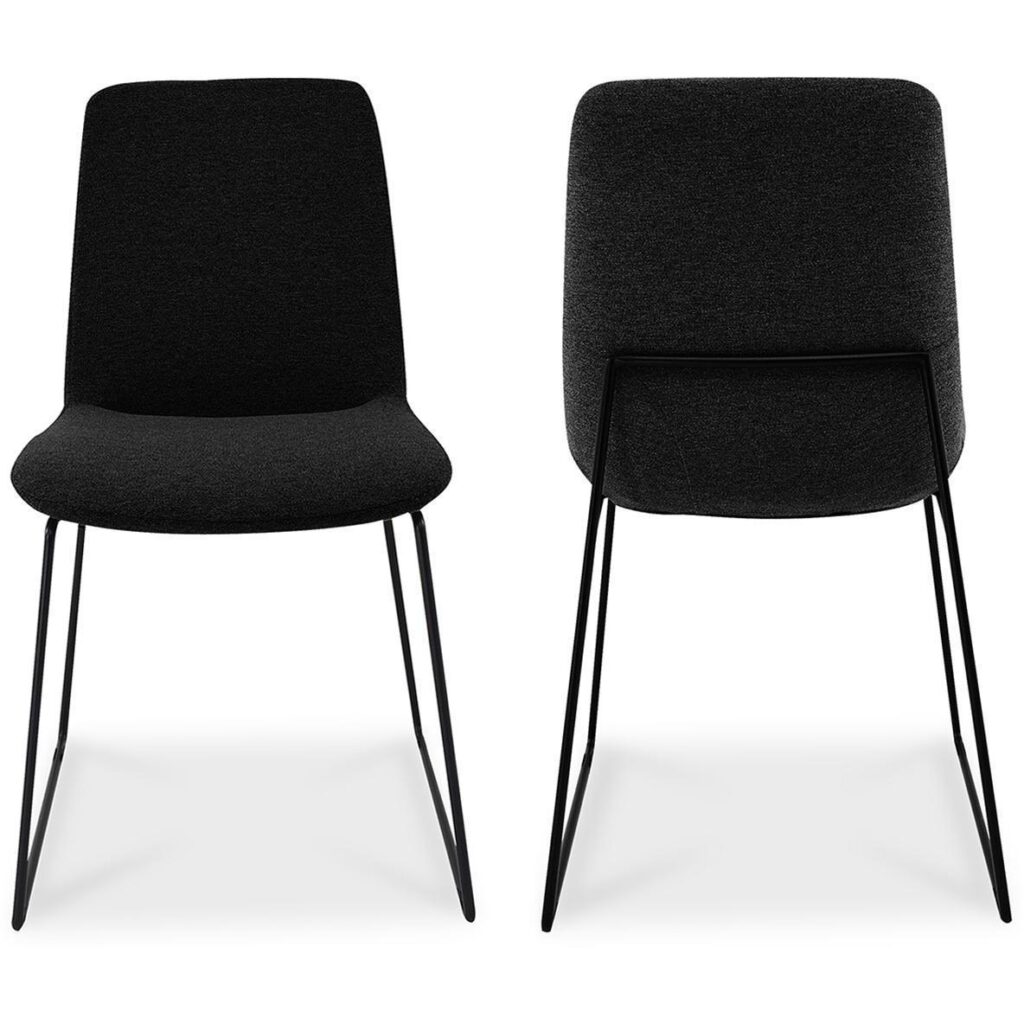 Ruth Dining Chair Black (Set of 2) - Image 2