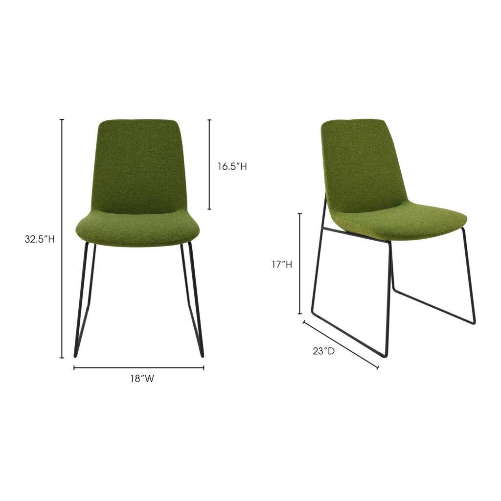 Ruth Dining Chair Green (Set of 2) - Image 12