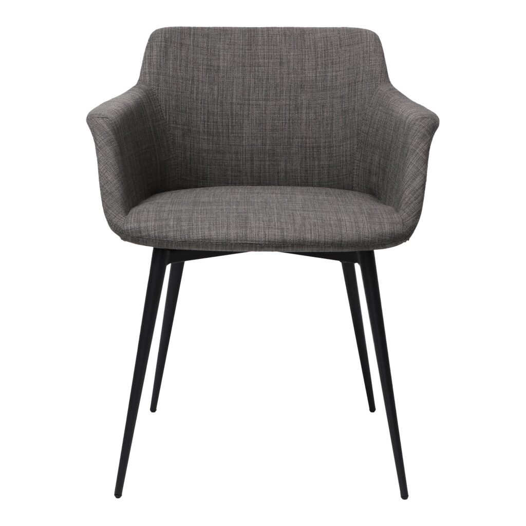 Ronda Arm Chair Grey (Set of 2) - Image 4