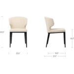 Delaney Dining Chair Warm Beige - Set of Two EJ-1018-18 EJ 1018 18 70