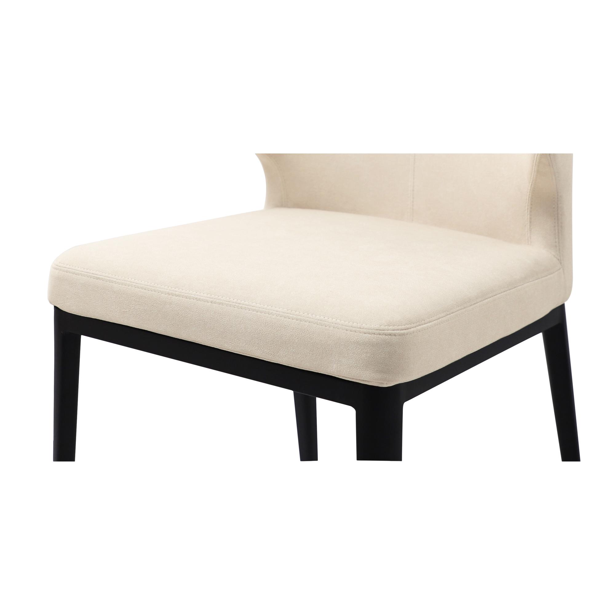 Delaney Dining Chair Warm Beige-Set of Two 6 Delaney Dining Chair Warm Beige-Set of Two - Image 6