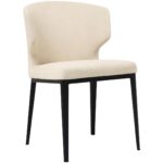 Delaney Dining Chair Warm Beige-Set of Two EJ-1018-18 EJ 1018 18 Delaney diagR shadsilo