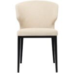 Delaney Dining Chair Warm Beige-Set of Two EJ-1018-18 EJ 1018 18 Delaney front shadsilo