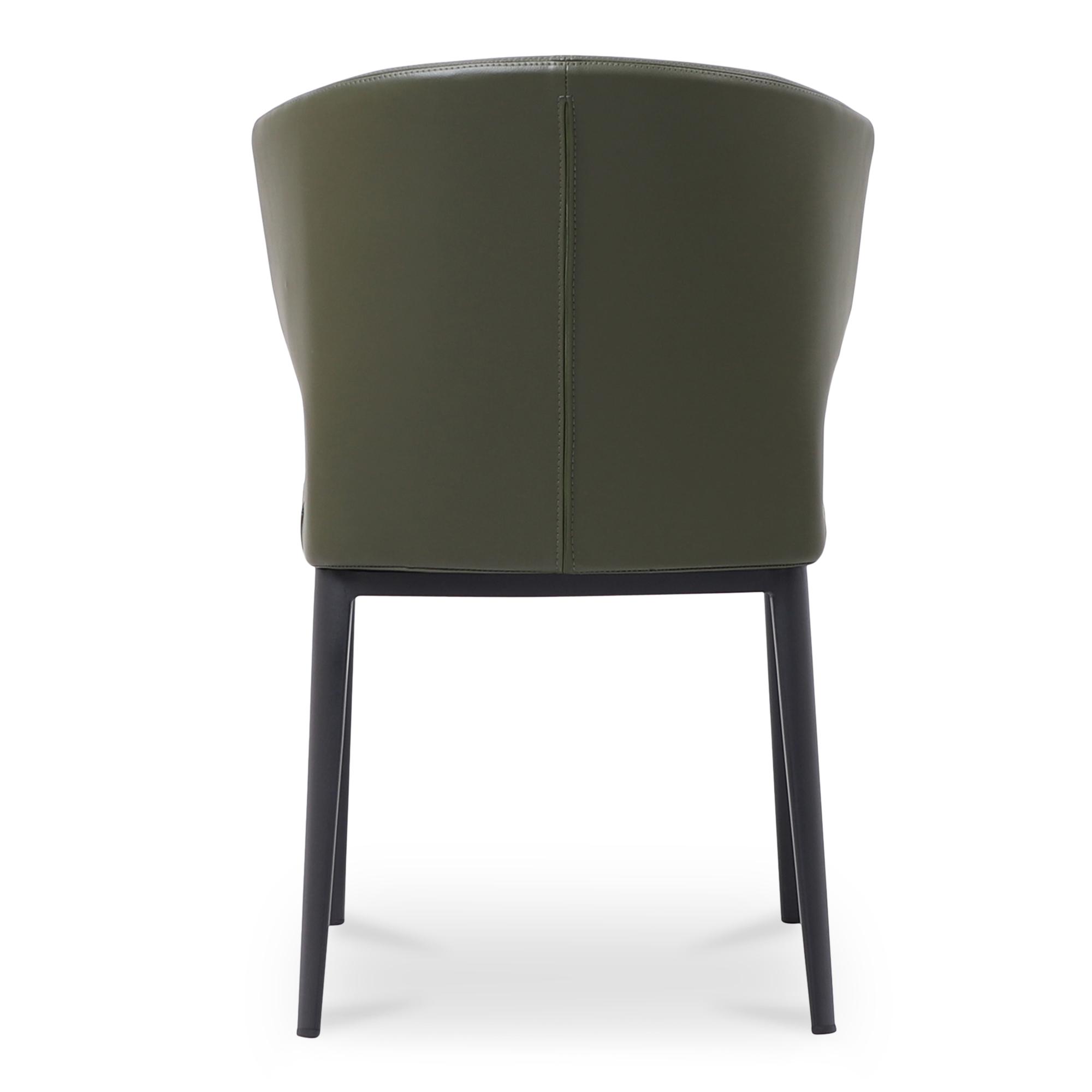 Delaney Dining Chair Dark Green-Set of Two 5 Delaney Dining Chair Dark Green-Set of Two - Image 5